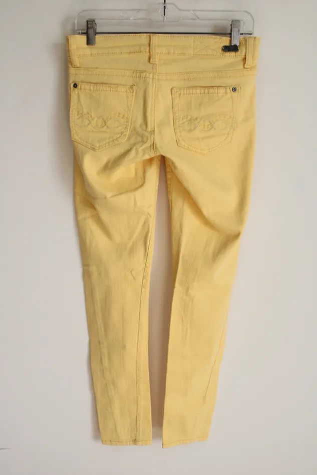 1st Kiss 1st Kiss Yellow Denim Skinny Jeans 28 Earrings