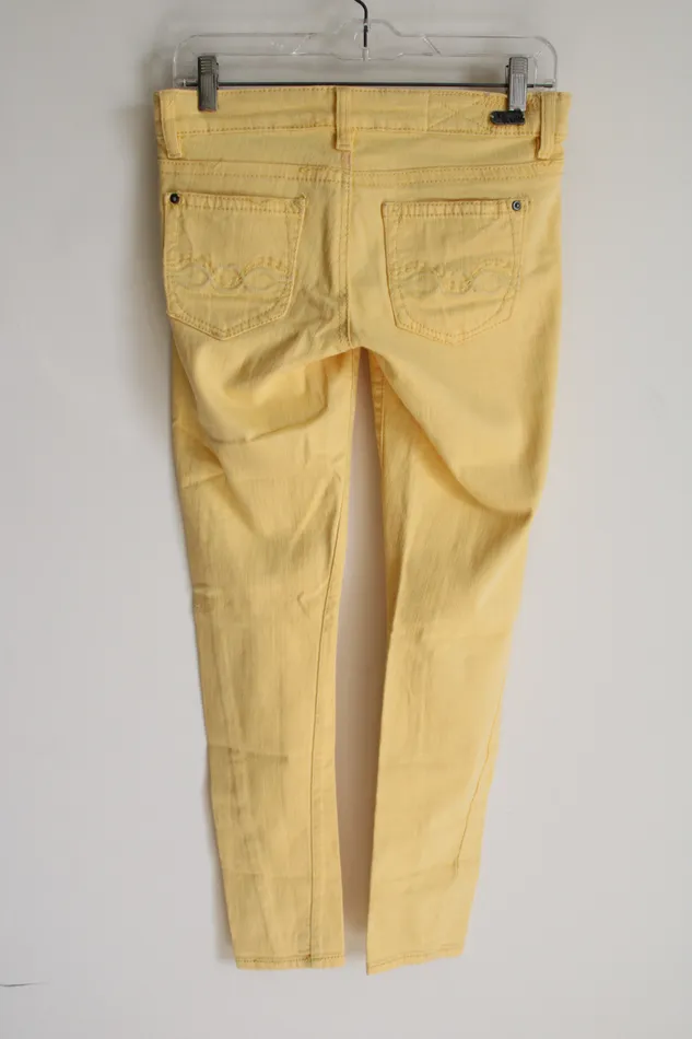1st Kiss 1st Kiss Yellow Denim Skinny Jeans 28 Earrings