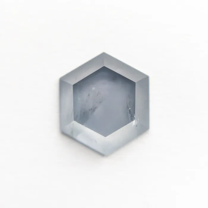 247ct 922x803x303mm Hexagon Slab Sapphire 2222101 Misfit Gems Earrings