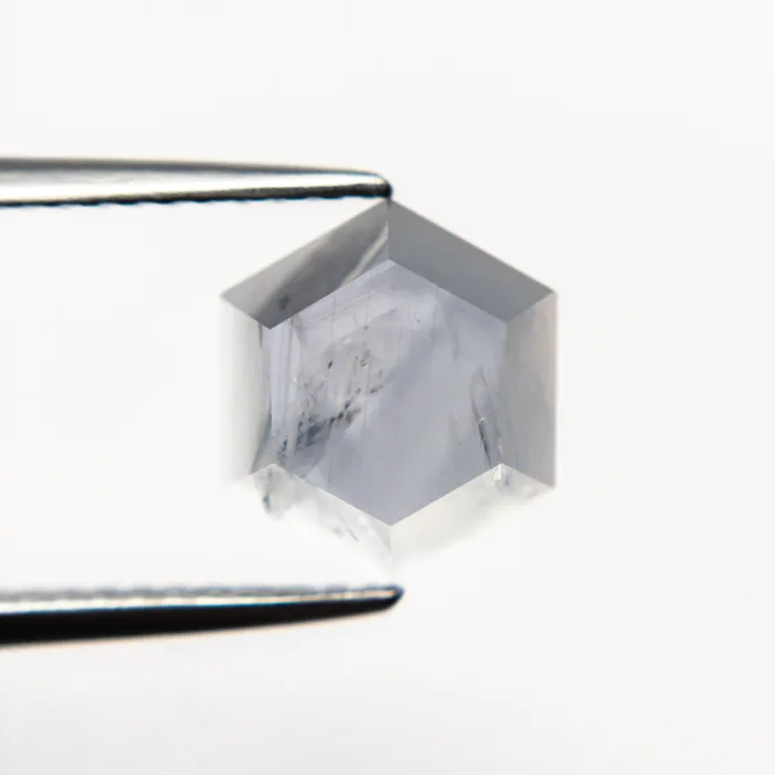 247ct 922x803x303mm Hexagon Slab Sapphire 2222101 Misfit Gems Earrings
