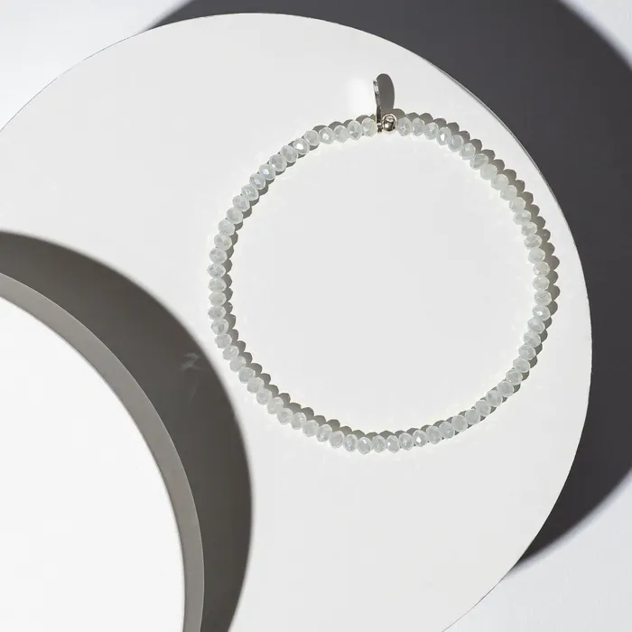 2mm Baby Blue Quartz Bracelet RACHEL LYNN CHICAGO Bracelets