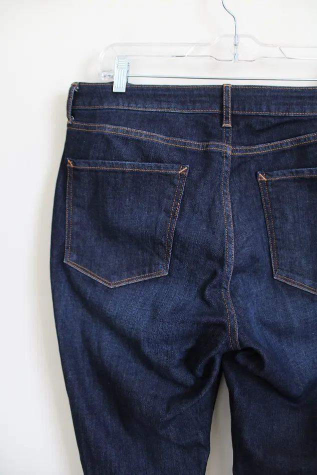 ana Mid Rise Straight Cuff Jeans 12 ana Earrings