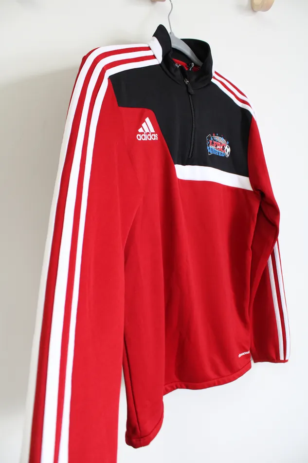 Adidas Red LEBC United Jacket S Adidas Earrings