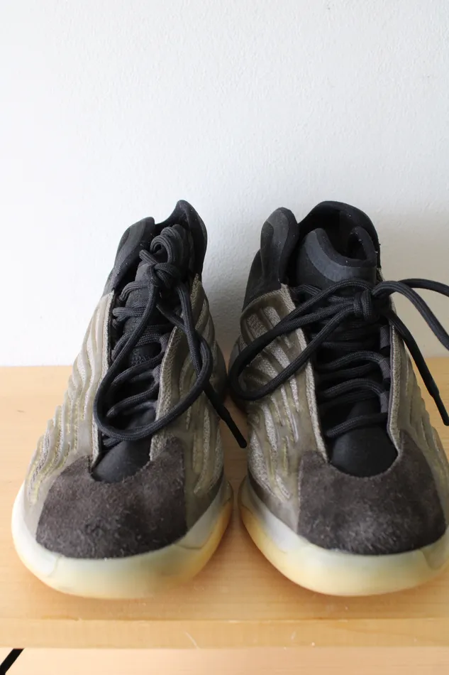 Adidas Yeezy QNTM Barium Gray Black Sneakers Size 9 Adidas Rings