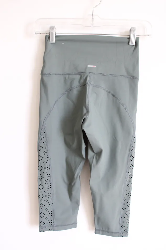 Aerie Rings Aerie Blue Green Short Leggings S