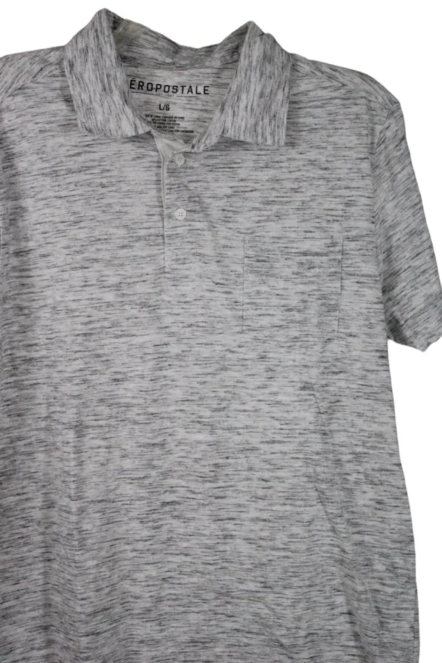Aeropostale Heathered Polo L Aeropostale Earrings