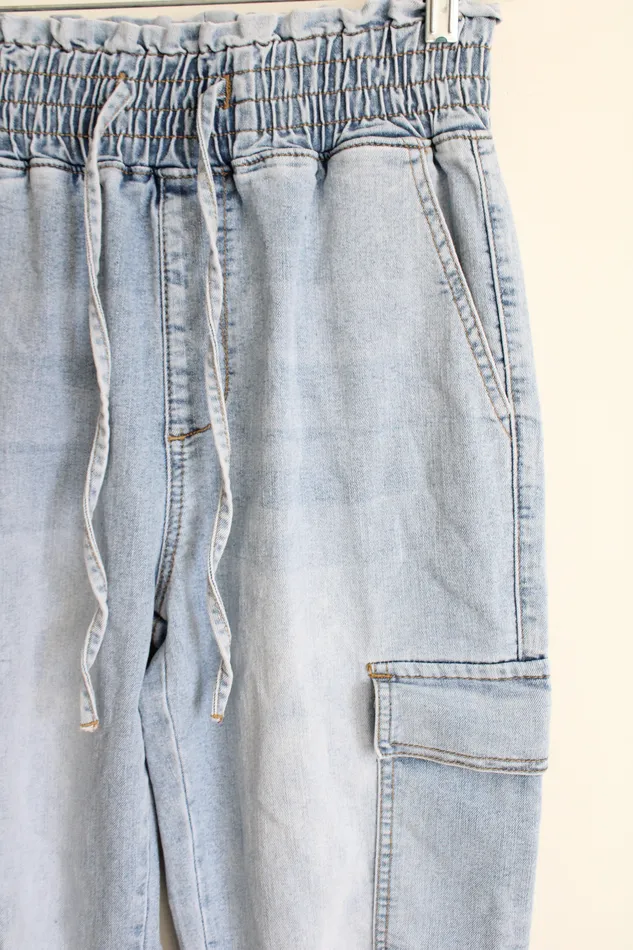 Almost Famous Earrings Almost Famous Denim Jogger Pant S