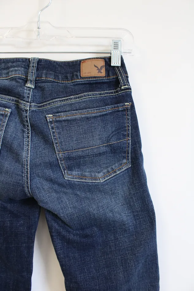 American Eagle Earrings American Eagle Super Stretch Straight Jeans 00 Short
