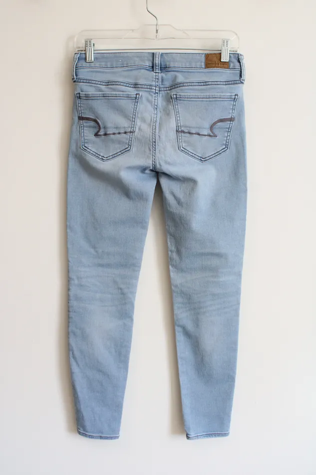 American Eagle Necklaces American Eagle Super Stretch Light Wash Skinny Jeans 4 Short