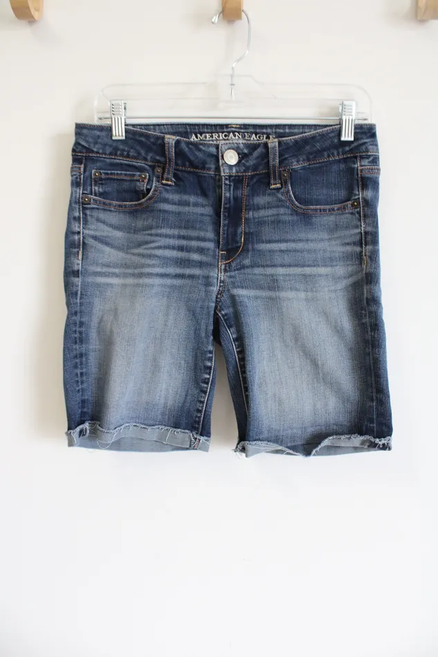 American Eagle Super Stretch Cuffed Shorts 10 American Eagle Earrings