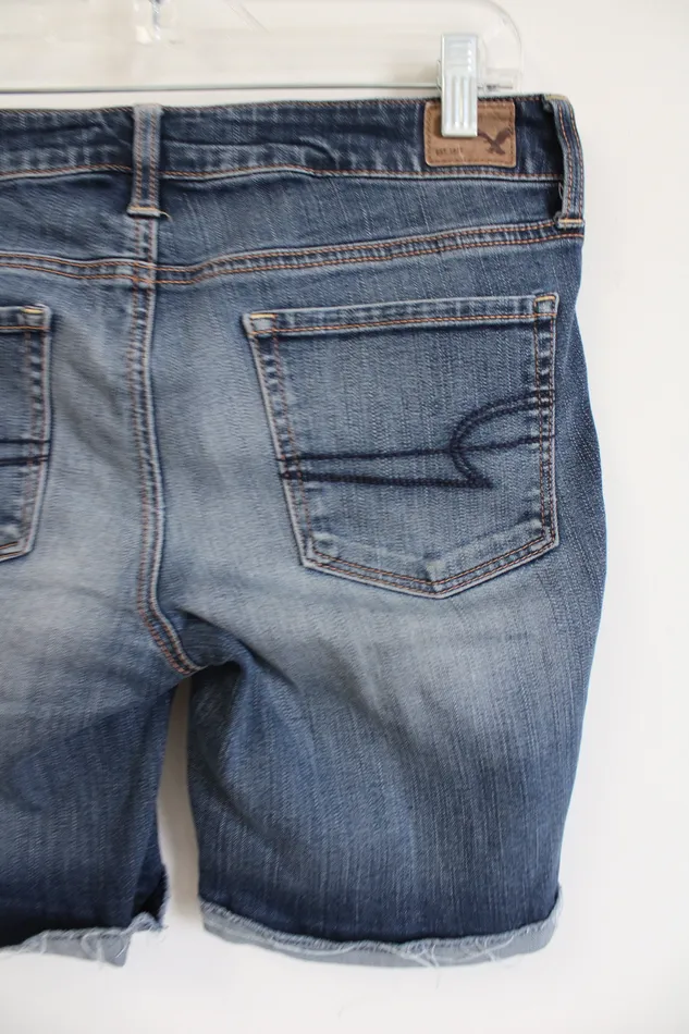 American Eagle Super Stretch Cuffed Shorts 10 American Eagle Earrings