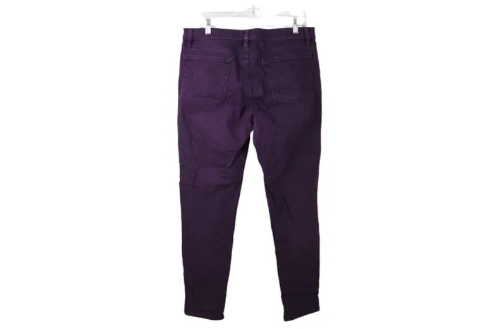 Ann Taylor LOFT Ann Taylor LOFT Purple Curvy Skinny Jeans 12 Earrings