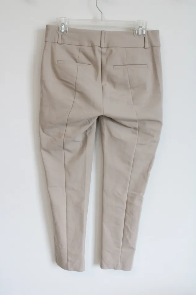Ann Taylor LOFT Earrings LOFT Skinny Ankle Khaki Trouser Pants 4