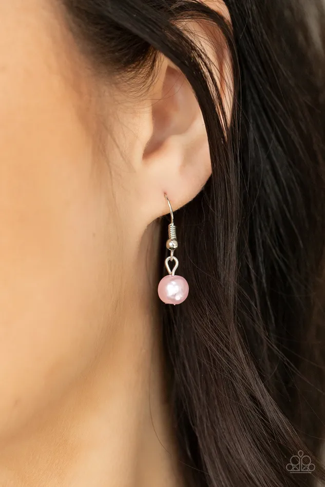 Ante UPSCALE Pink Paparazzi Accessories Earrings