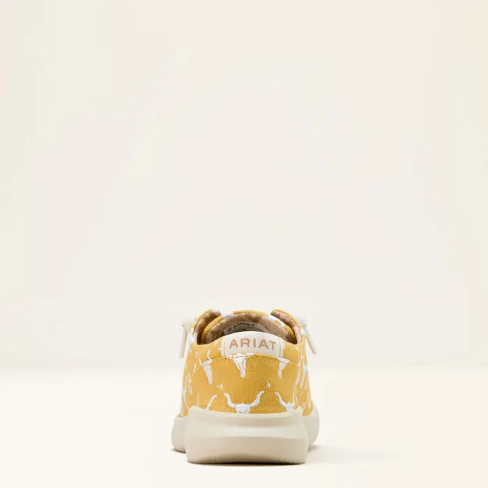 ARIAT WOMENS HILO DOODLE SHOE MUSTARD STEER HEADS Ariat Earrings