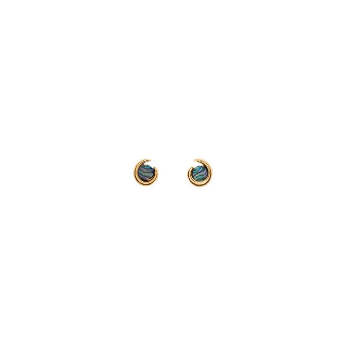 ARIKINEWZEALAND Earrings Ariki Paua Koru Stud Earings