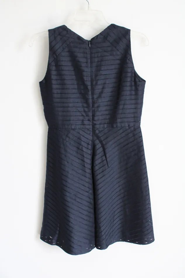 Banana Republic Rings Banana Republic Dark Navy Blue Striped Dress 6 Petite