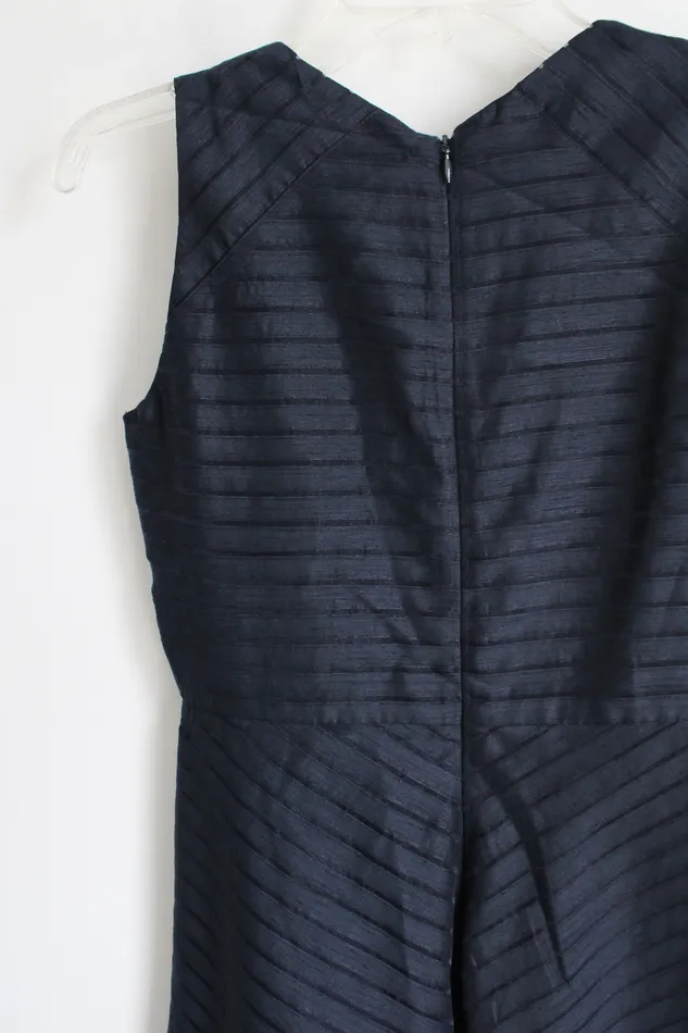 Banana Republic Rings Banana Republic Dark Navy Blue Striped Dress 6 Petite