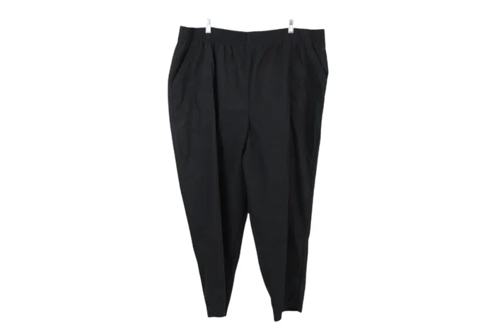 Basic Editions Black Elastic Waistband Pants 26W Basic Editions Rings