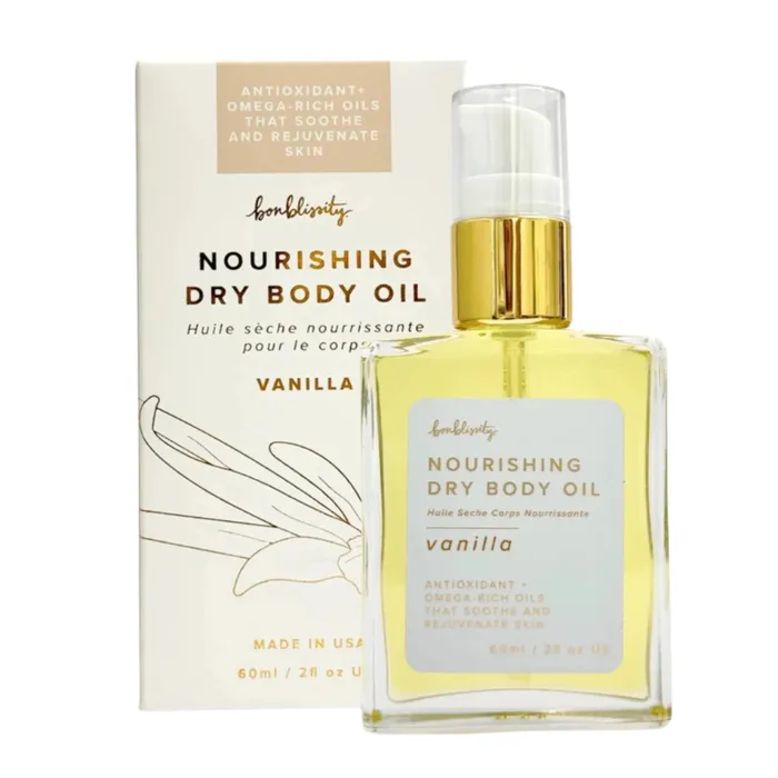 Bonblissity Vanilla Nourishing Dry Body Oil 2 oz BONBLISSITY Earrings