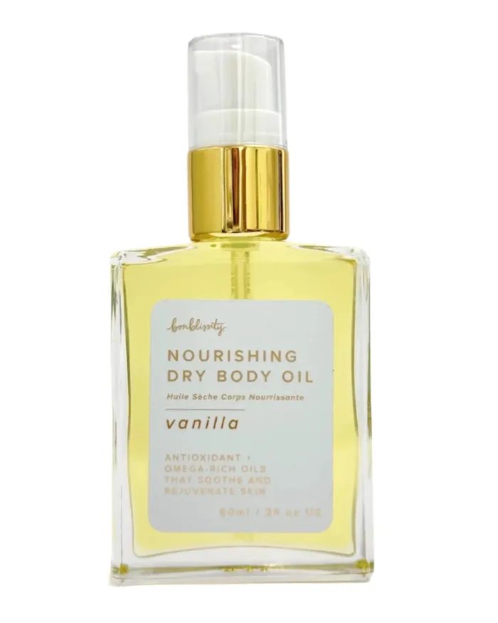 Bonblissity Vanilla Nourishing Dry Body Oil 2 oz BONBLISSITY Earrings