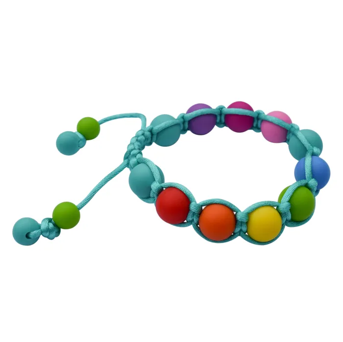 Bracelets Aqua Rainbow Chew Bracelet Munchables