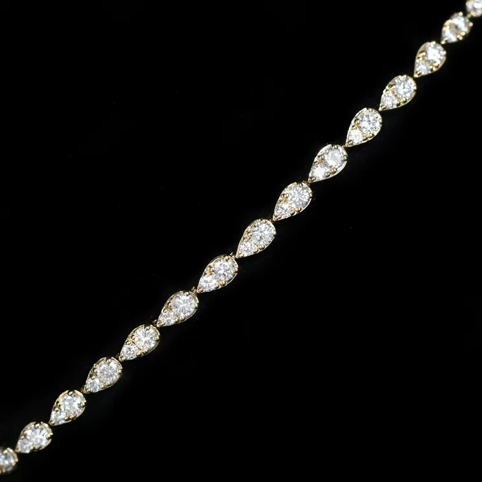 Bracelets Diamond South 14K Yellow Gold 236 CTW Diamond Link Bracelet