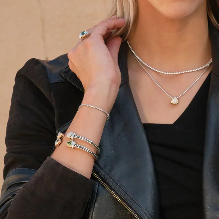 Bracelets John Atencio Arrivo Narrow Pave Diamond Cuff Bracelet Bracelets John Atencio Arrivo Narrow Pave Diamond Cuff Bracelet