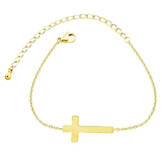 Bracelets Lords Guidance Jesus Cross Crucifix Charm Bracelet