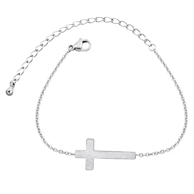 Bracelets Lords Guidance Jesus Cross Crucifix Charm Bracelet