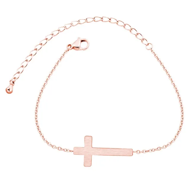 Bracelets Lords Guidance Jesus Cross Crucifix Charm Bracelet