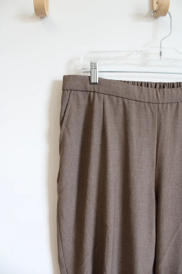 Briggs Earrings Briggs Brown Trouser Pants 16W Petite