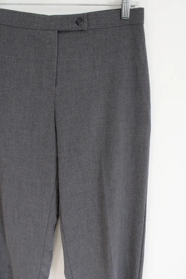 Briggs New York Gray Trouser Pant 8 Petite Briggs New York Earrings