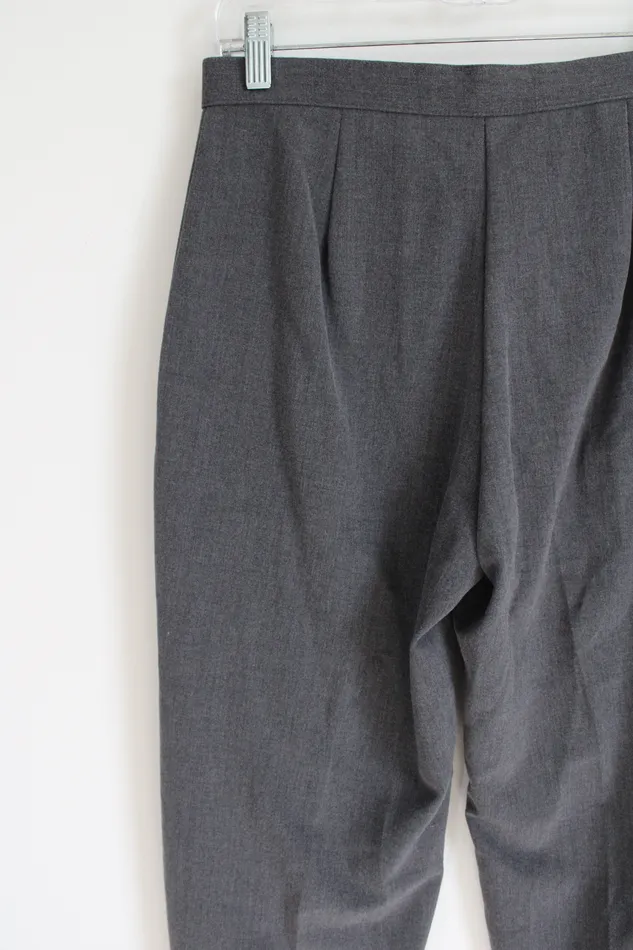 Briggs New York Gray Trouser Pant 8 Petite Briggs New York Earrings