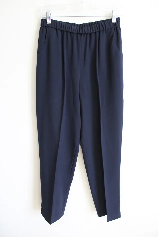Briggs New York Rings Briggs Dark Navy Blue Trouser 10 Petite