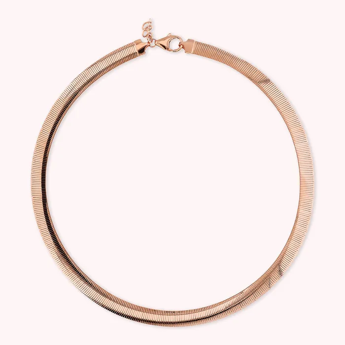 Bronzallure Earrings Collana Girocollo Catena Omega
