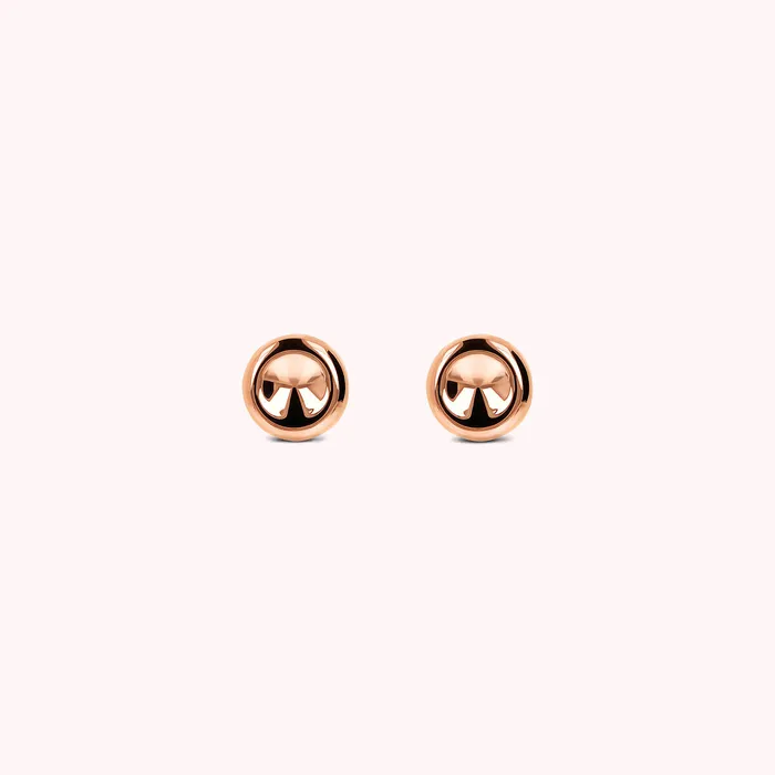 Bronzallure Earrings Orecchini a Bottone Lucidi