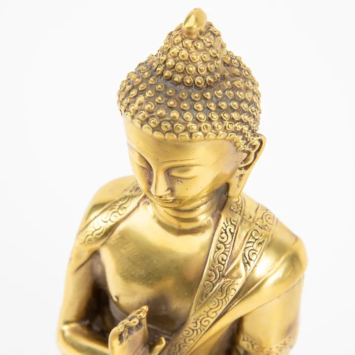 Bronze Praying Buddha Statue Eastern Elm Earrings