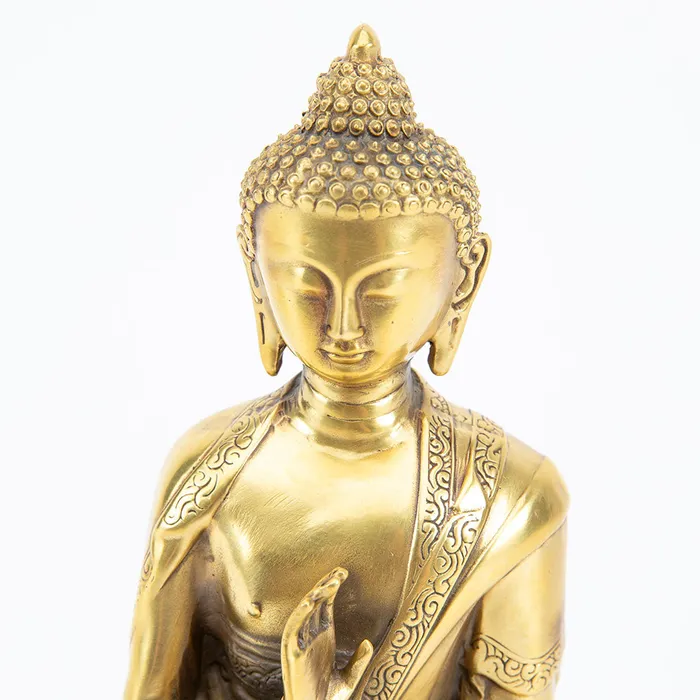 Bronze Praying Buddha Statue Eastern Elm Earrings