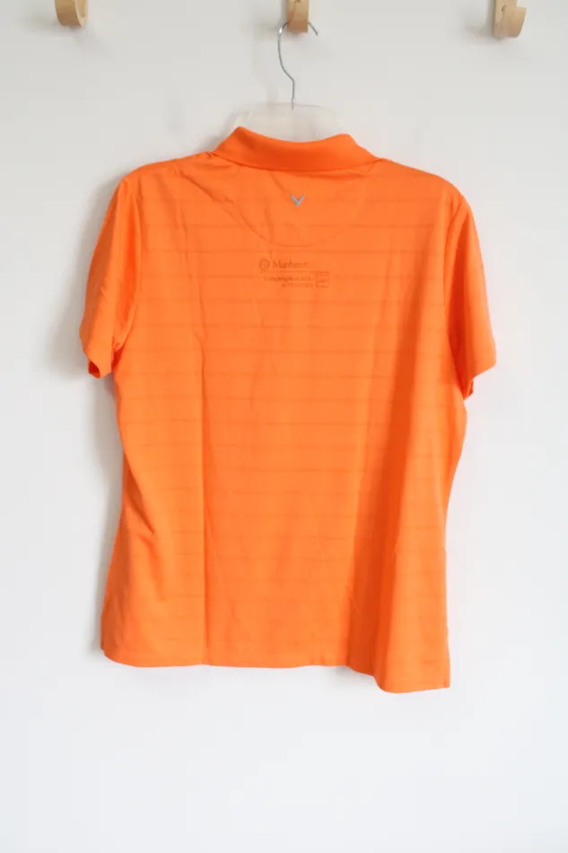 Callaway Earrings NEW Callaway OptiDri Manheim Auto Auction Orange Tee L