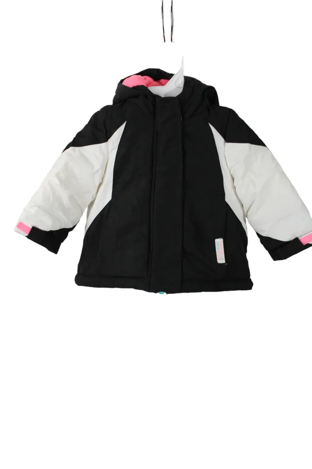 Carters Black White Winter Coat 12 MO Carters Rings