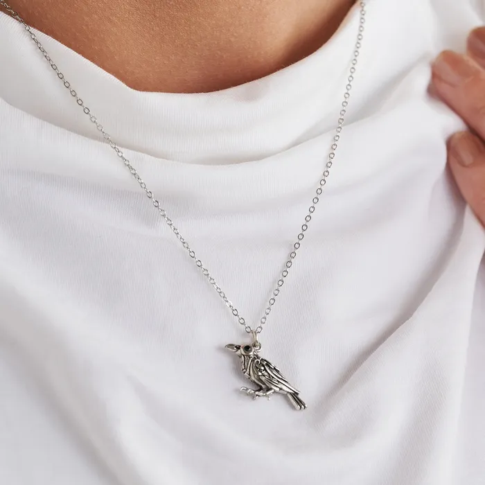 Chadds Ford Jewelry Necklaces Nevermore Raven Necklace
