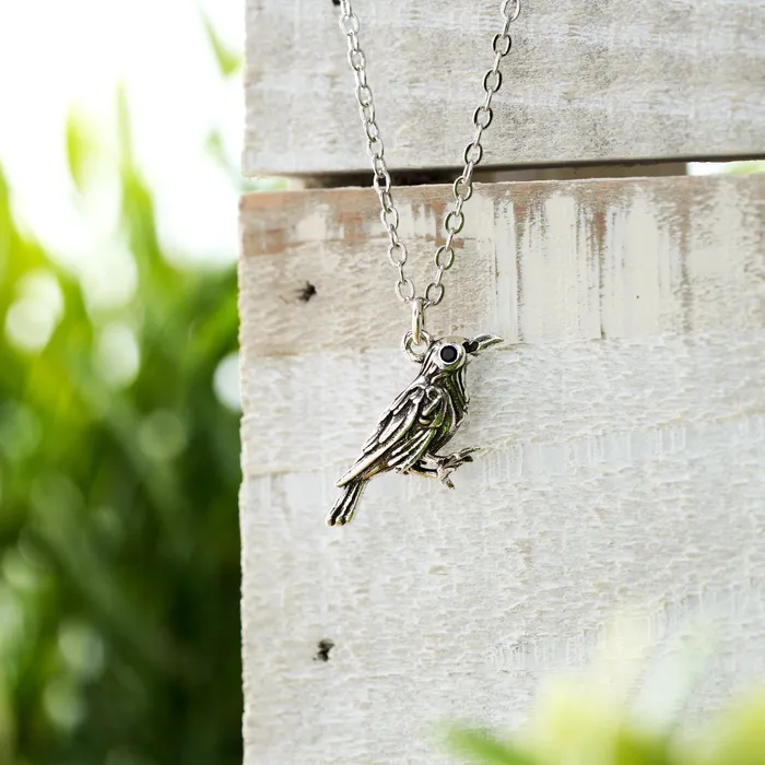 Chadds Ford Jewelry Necklaces Nevermore Raven Necklace