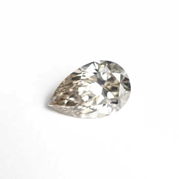 Champagne Brilliant Diamond 150ct Pear Misfit Diamonds Earrings