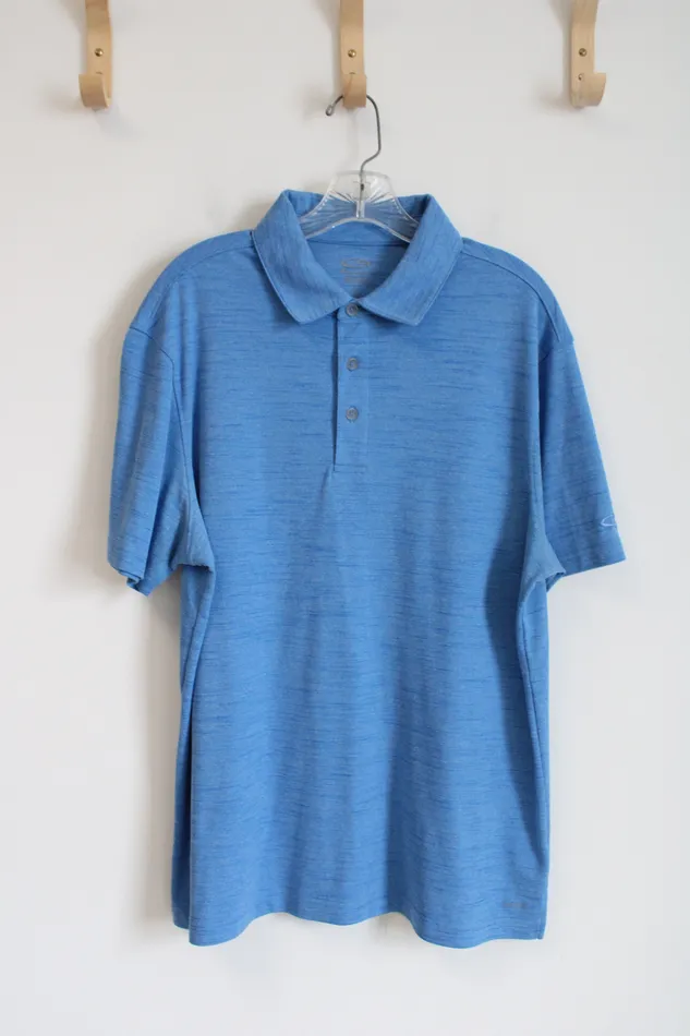 Champion DuoDry Blue Polo Shirt L Champion Rings