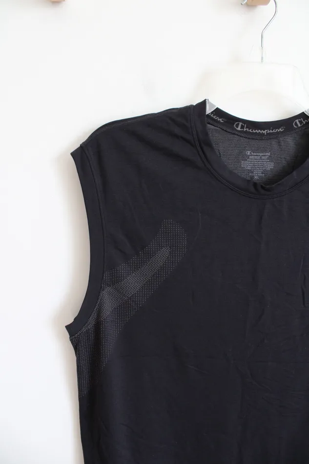 Champion Rings Champion Black Athletic Muscle Tank XL