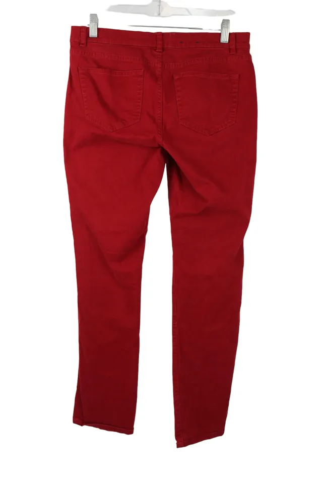Chaps Denim Red Skinny Jeans 6 Chaps Earrings