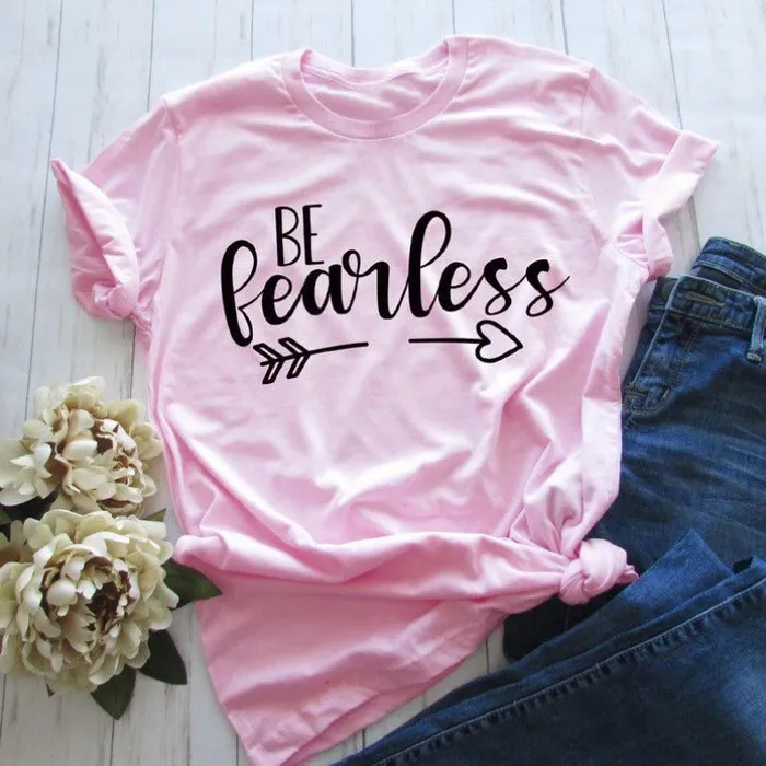 Christian TShirt br Be Fearless Lords Guidance Necklaces