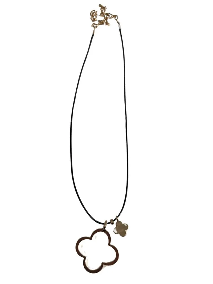 Clover Rope Necklace Blue Sky Necklaces