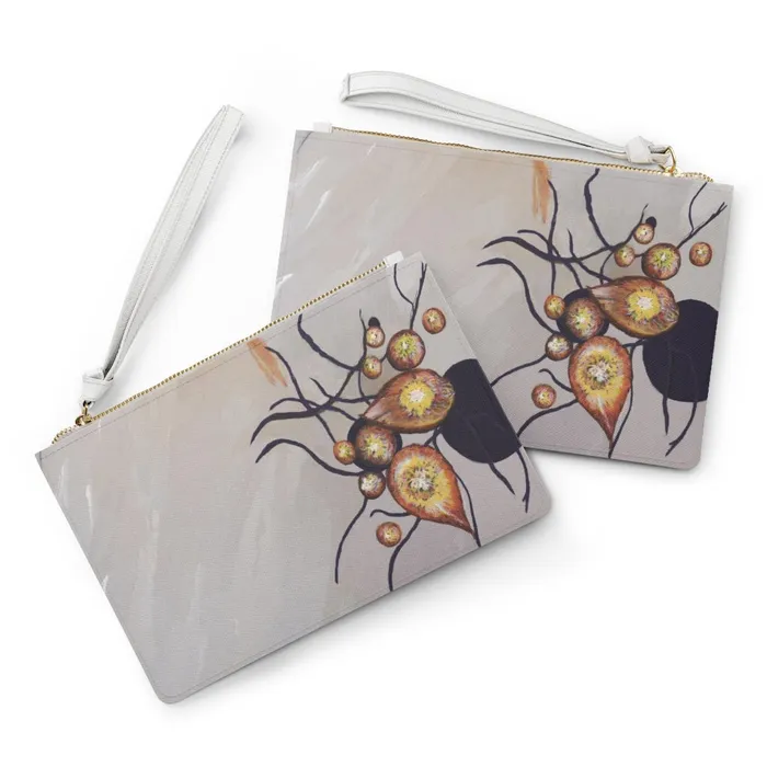 Clutch Bag with Modern Design Portraits by NC Necklaces
